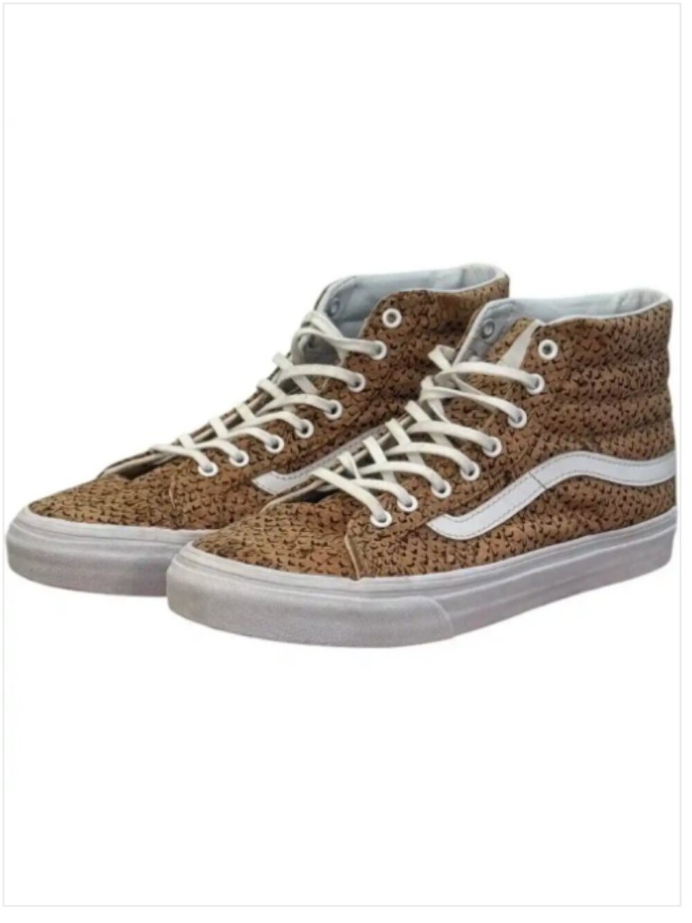 VANS Sk8 Hi Slim Embossed Cork High Top Sneakers Size 7.5 W/6‎ M